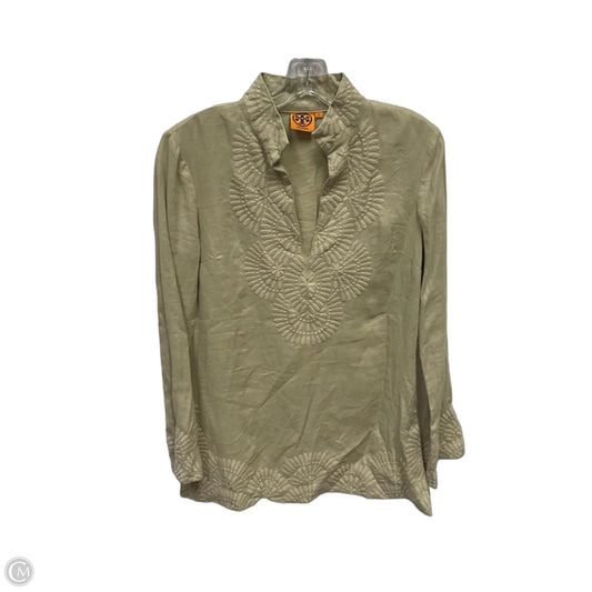 Top Long Sleeve Designer By Tory Burch In Beige, Size: 6