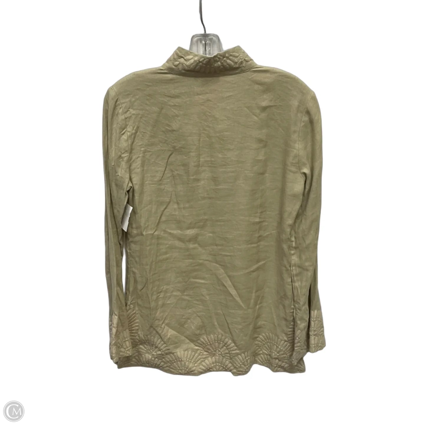 Top Long Sleeve Designer By Tory Burch In Beige, Size: 6