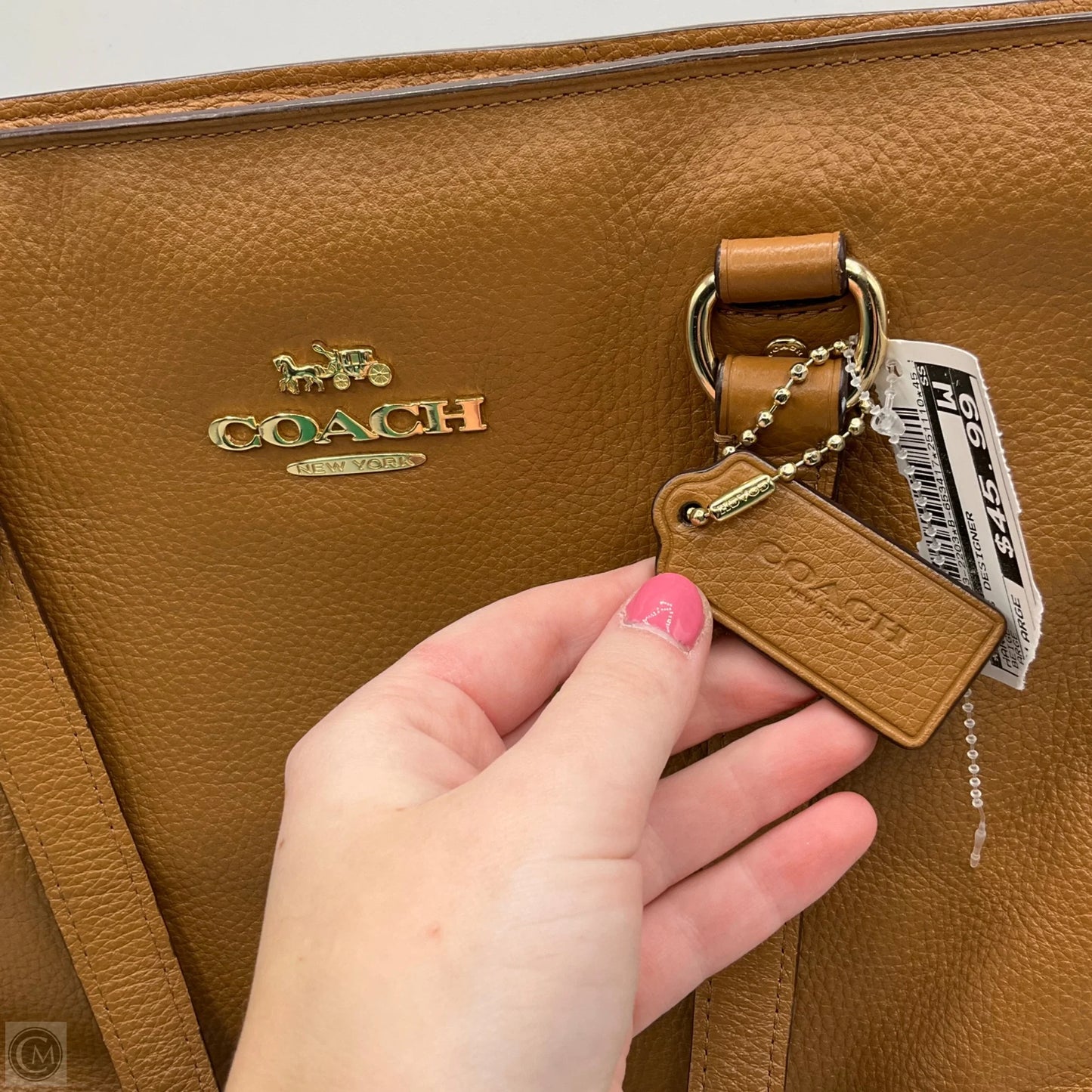 Handbag Designer By Coach, Size: Large