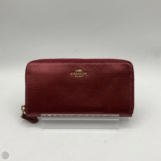 Wallet Designer By Coach, Size: Large