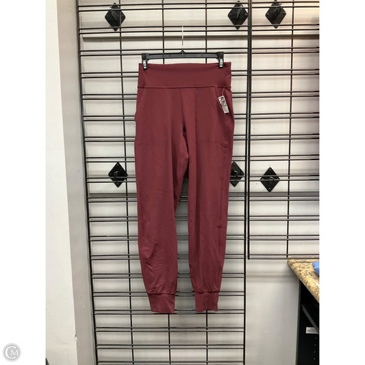 Athletic Pants By Lululemon In Maroon, Size: 6