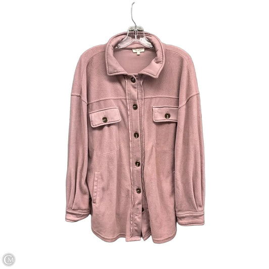 Top Long Sleeve By La Miel In Mauve, Size: M