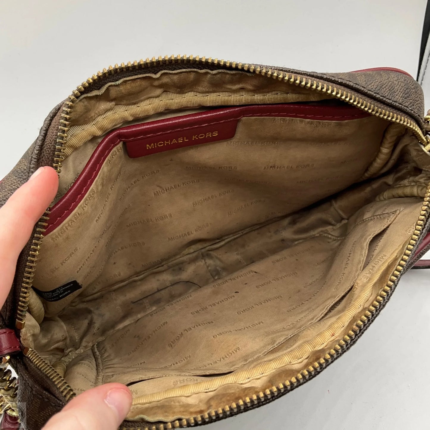 Crossbody Designer By Michael Kors, Size: Small