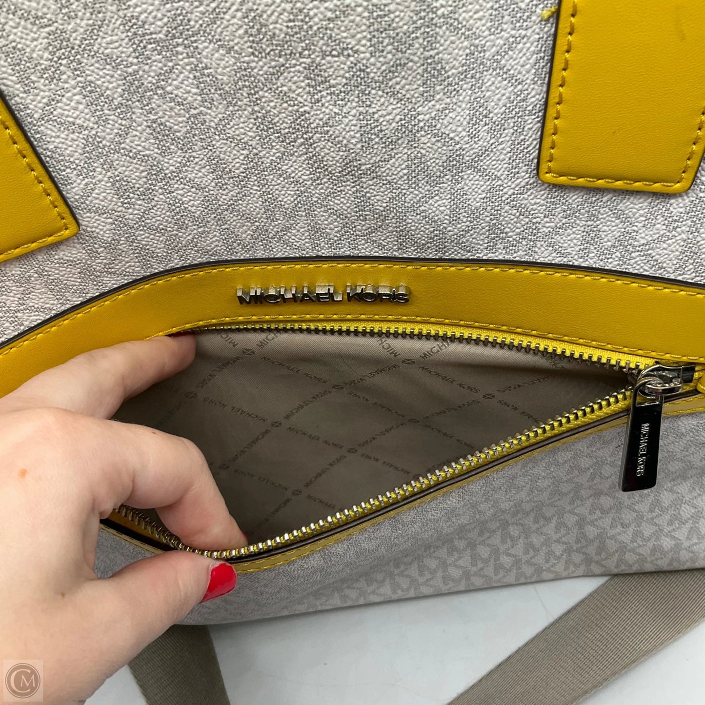 Handbag Designer By Michael Kors, Size: Large
