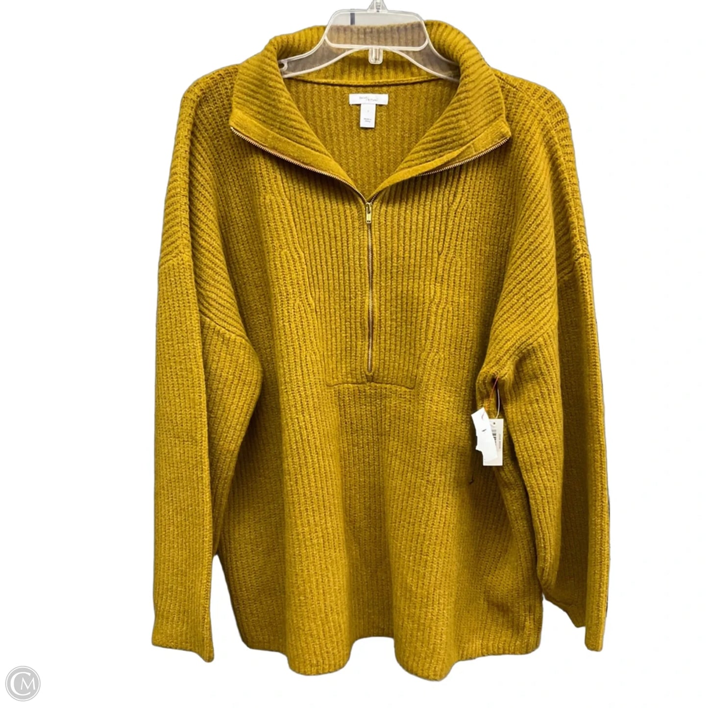 Sweater By Daily Ritual In Gold, Size: L
