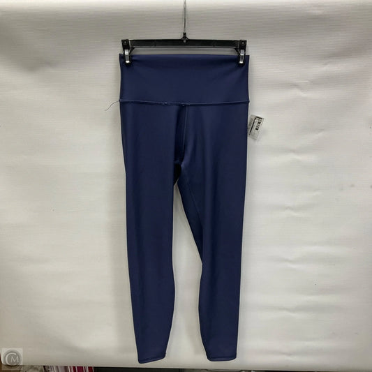 Athletic Leggings By Alo In Navy, Size: S