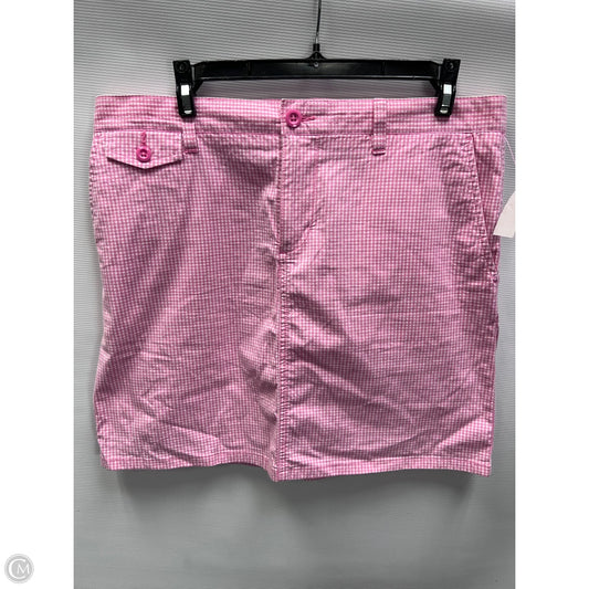 Skirt Mini & Short By Polo Ralph Lauren In Checkered Pattern, Size: 10