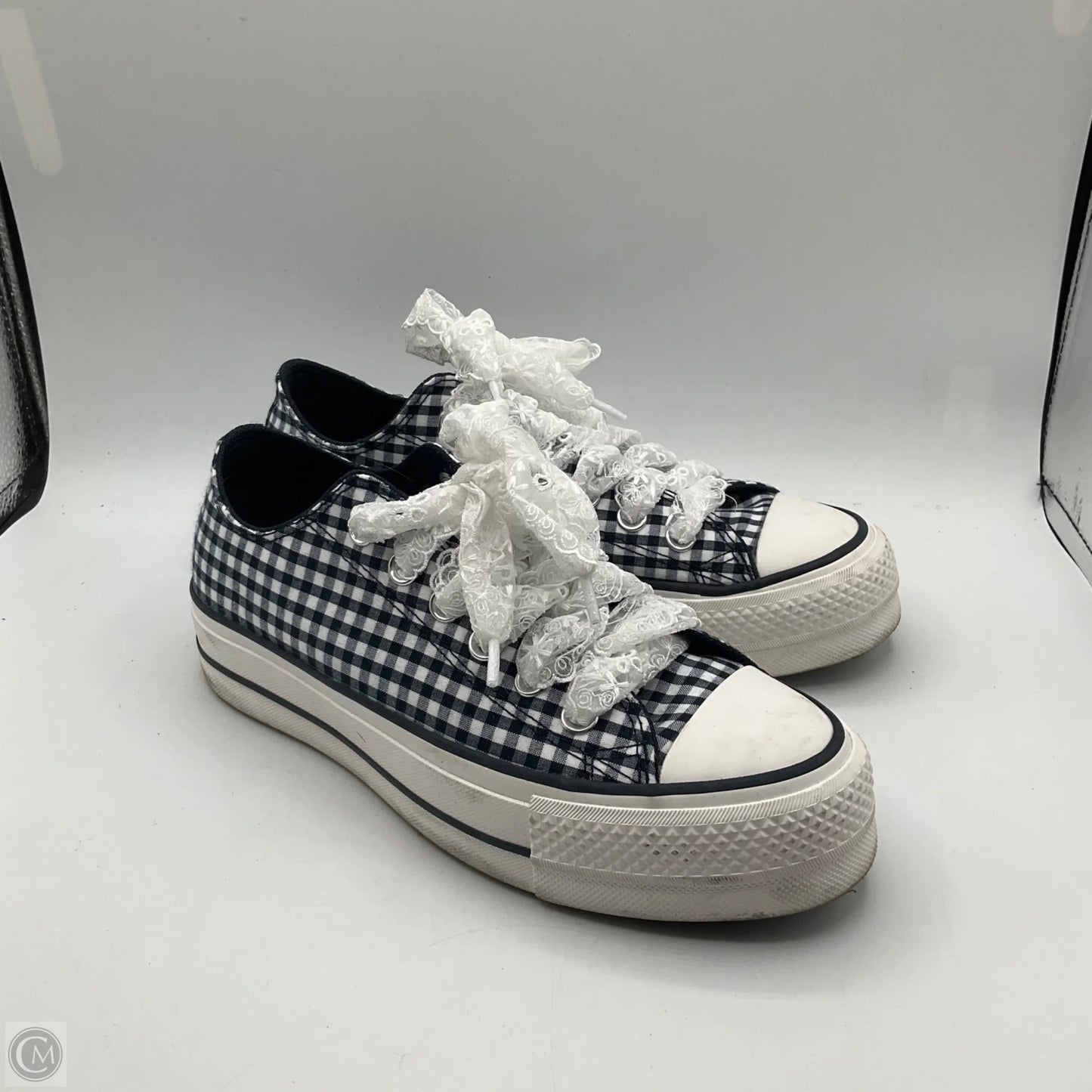 Shoes Sneakers By Converse In Checkered Pattern, Size: 7