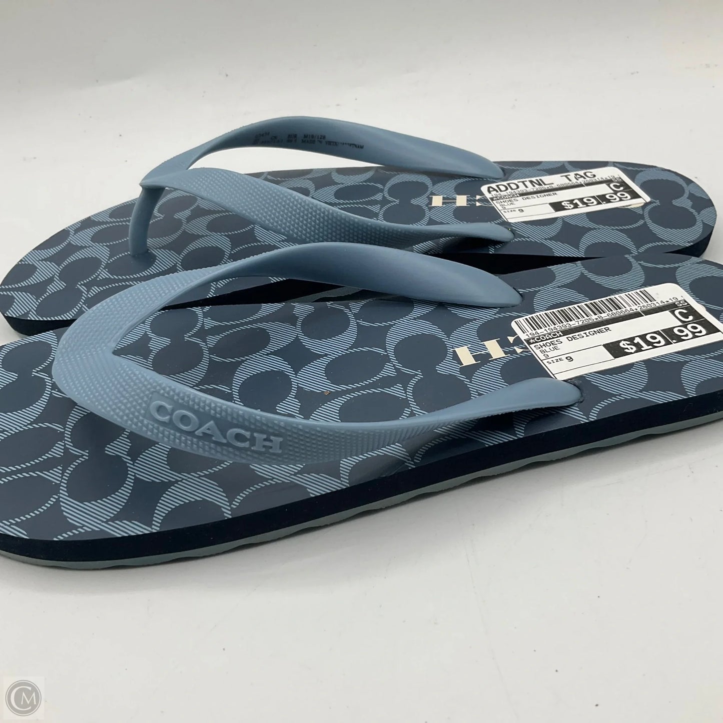 Shoes Designer By Coach In Blue, Size: 9