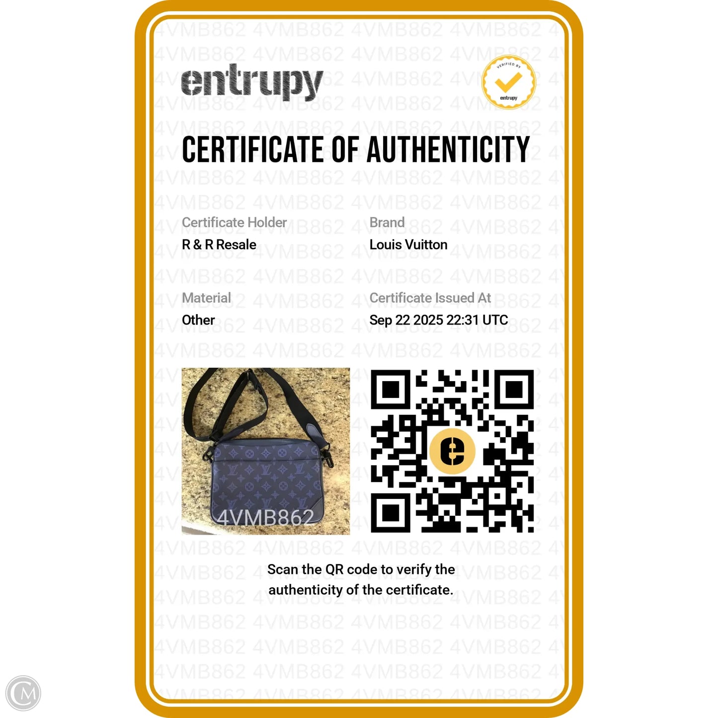 Crossbody Luxury Designer By Louis Vuitton, Size: Medium