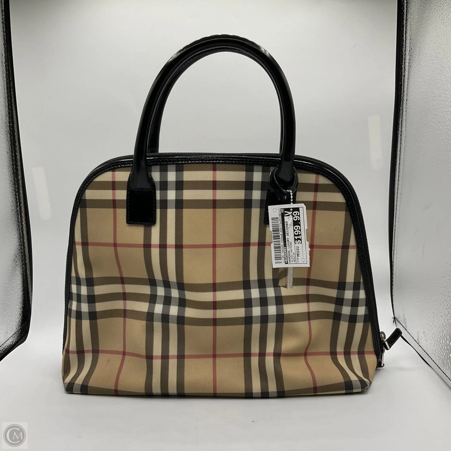 Handbag Luxury Designer By Burberry, Size: Medium