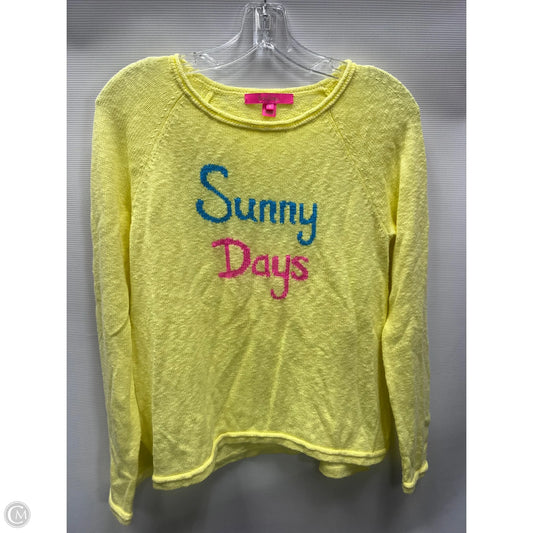 Sweater Designer By Lilly Pulitzer In Yellow, Size: S