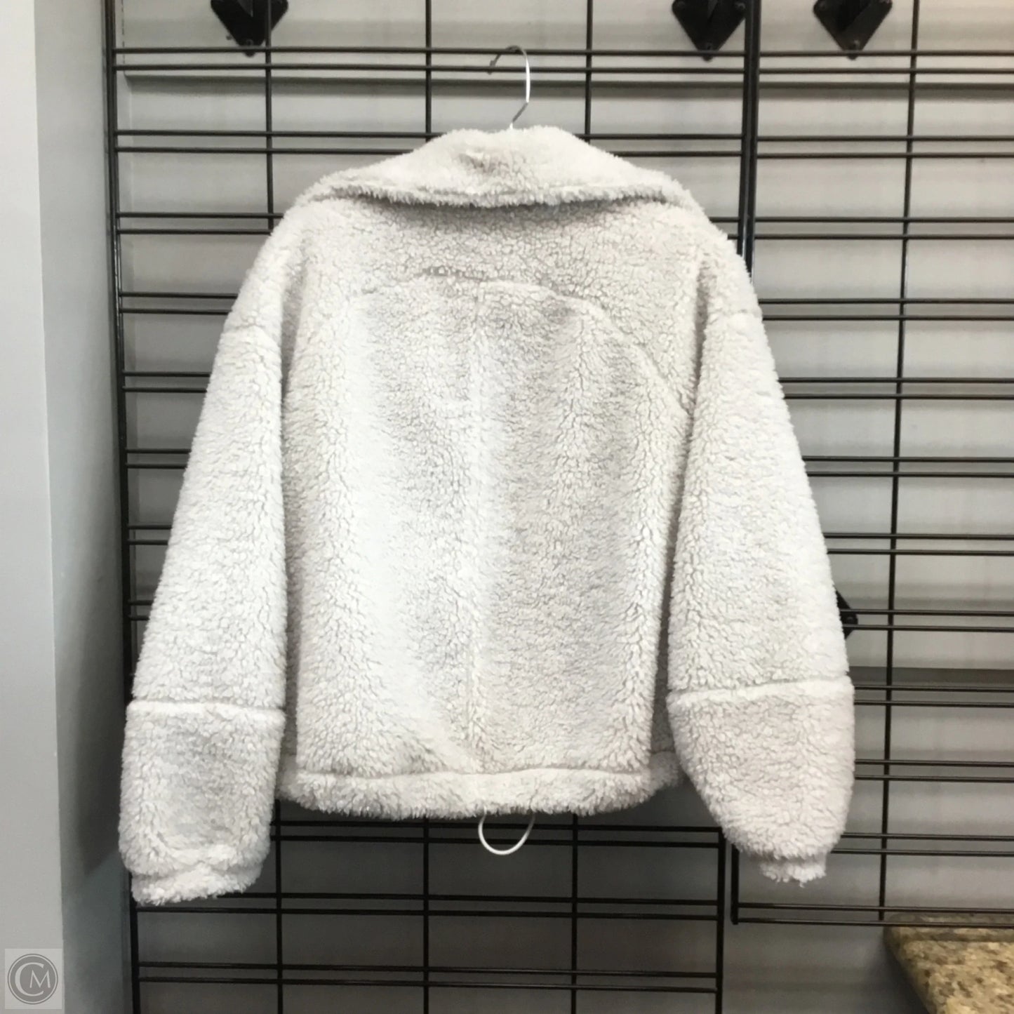 Jacket Fleece By Lululemon In White, Size: 4