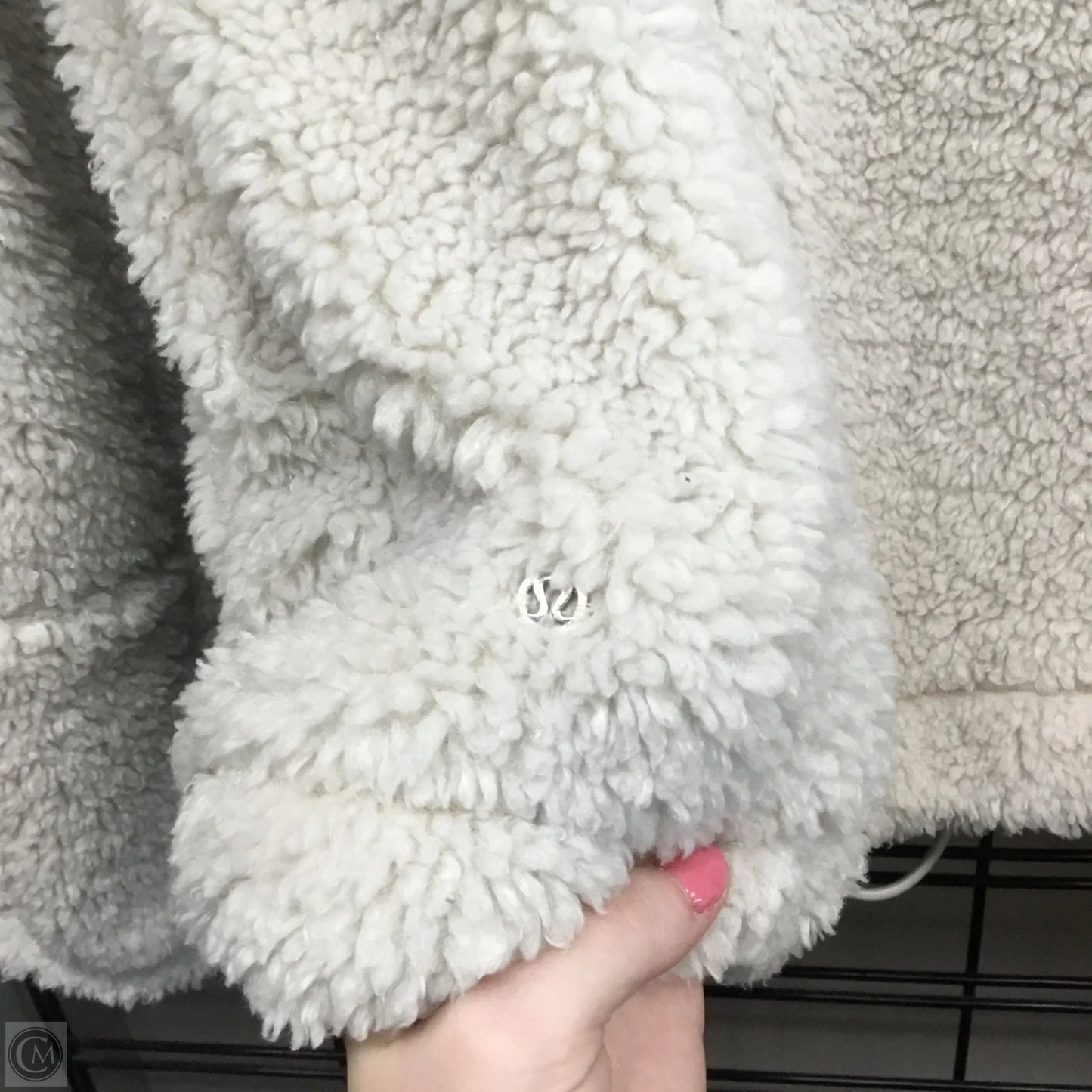Jacket Fleece By Lululemon In White, Size: 4