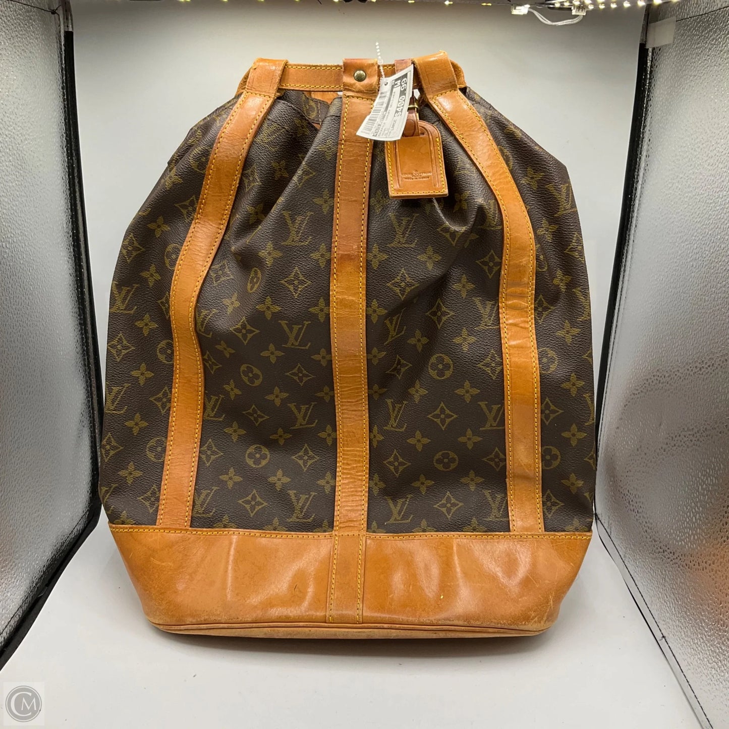 Backpack Luxury Designer By Louis Vuitton, Size: Large