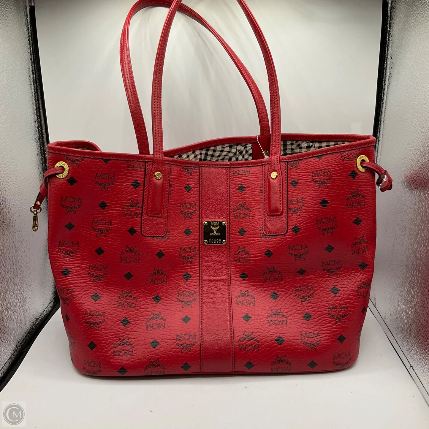 Handbag Luxury Designer By Mcm, Size: Large