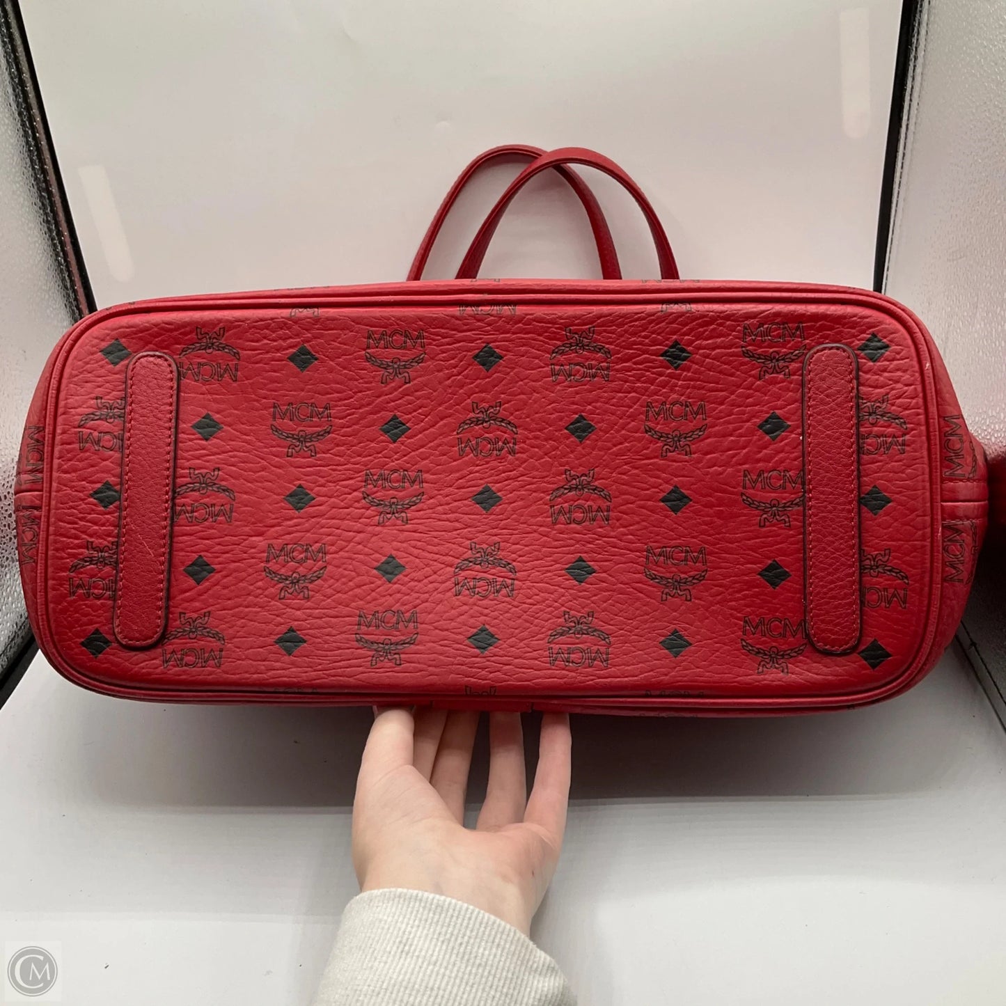 Handbag Luxury Designer By Mcm, Size: Large