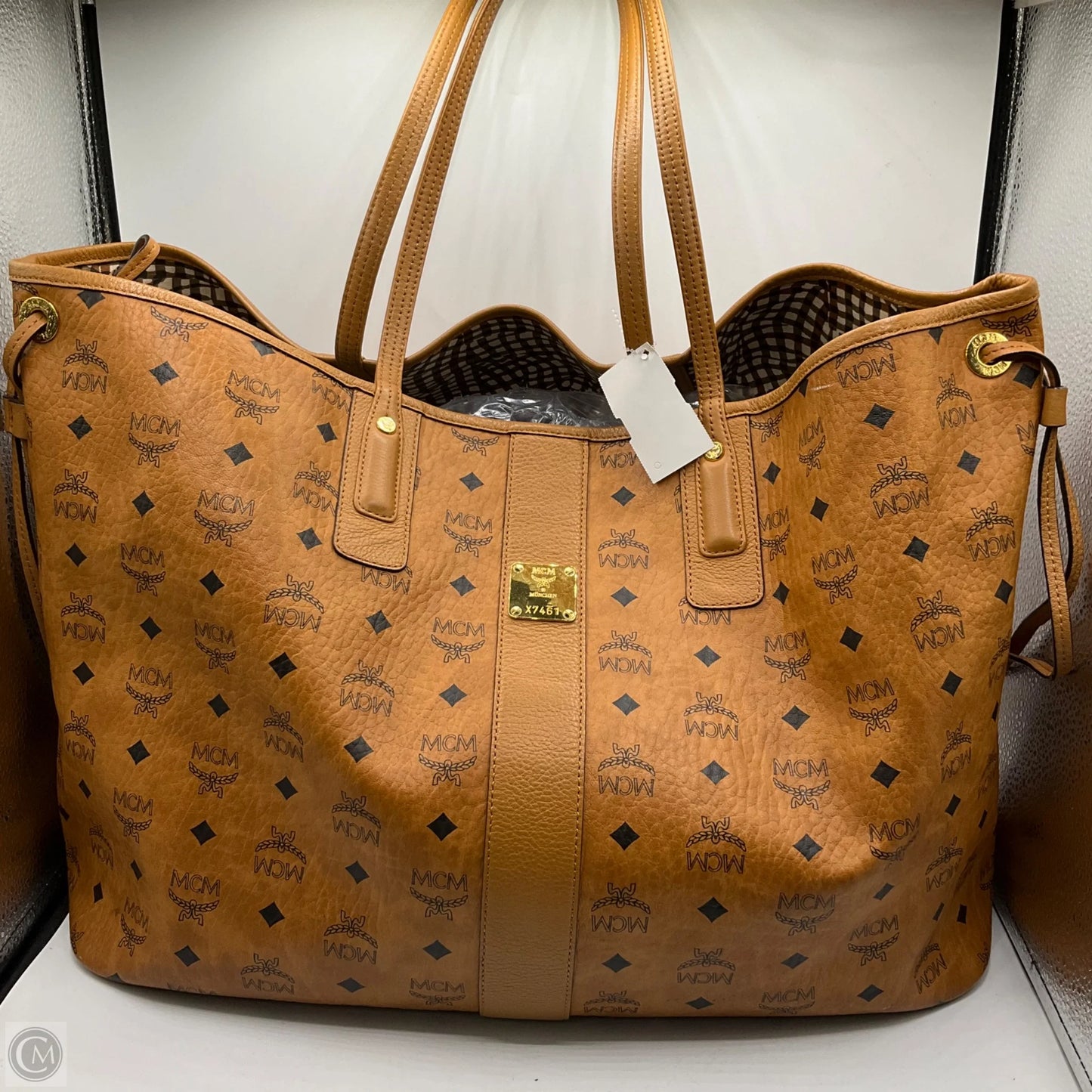 Handbag Luxury Designer By Mcm, Size: Large