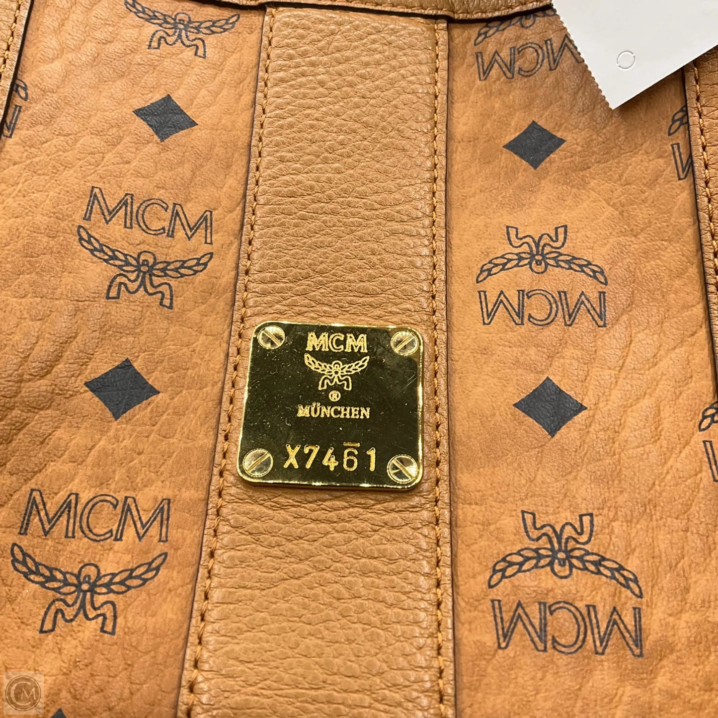 Handbag Luxury Designer By Mcm, Size: Large