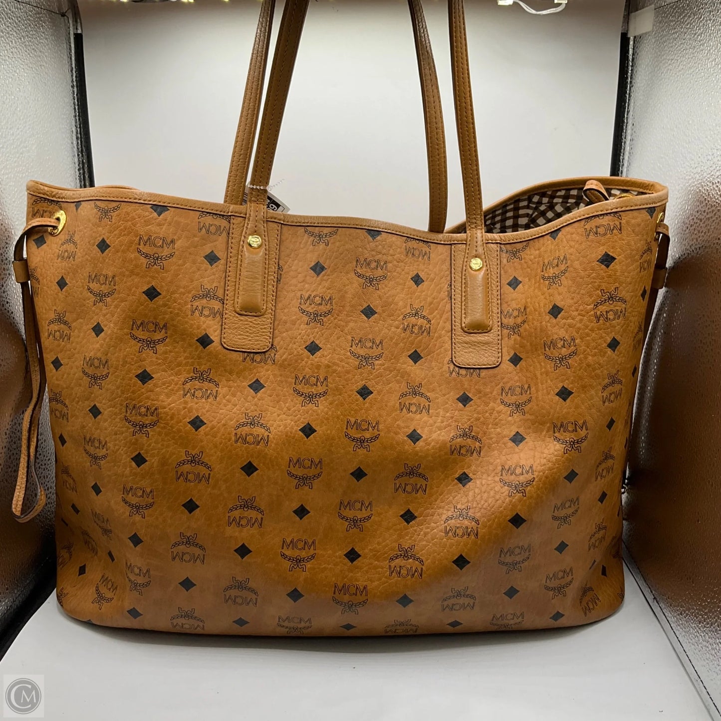 Handbag Luxury Designer By Mcm, Size: Large