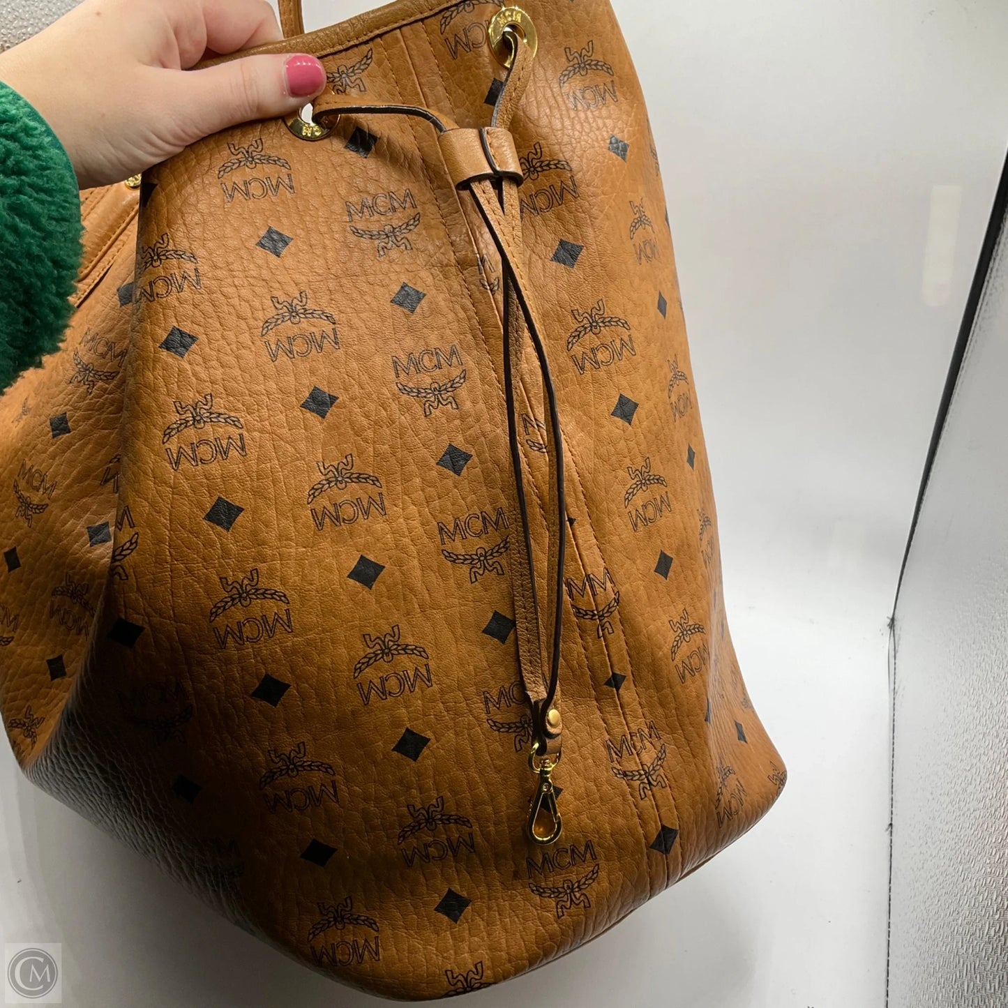 Handbag Luxury Designer By Mcm, Size: Large