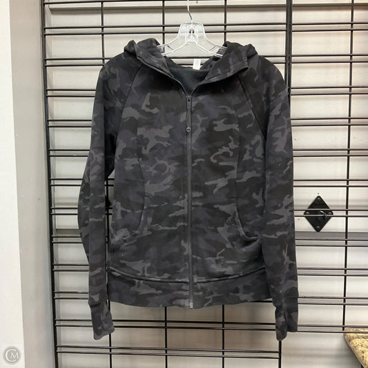 Athletic Jacket By Lululemon In Camouflage Print, Size: 6