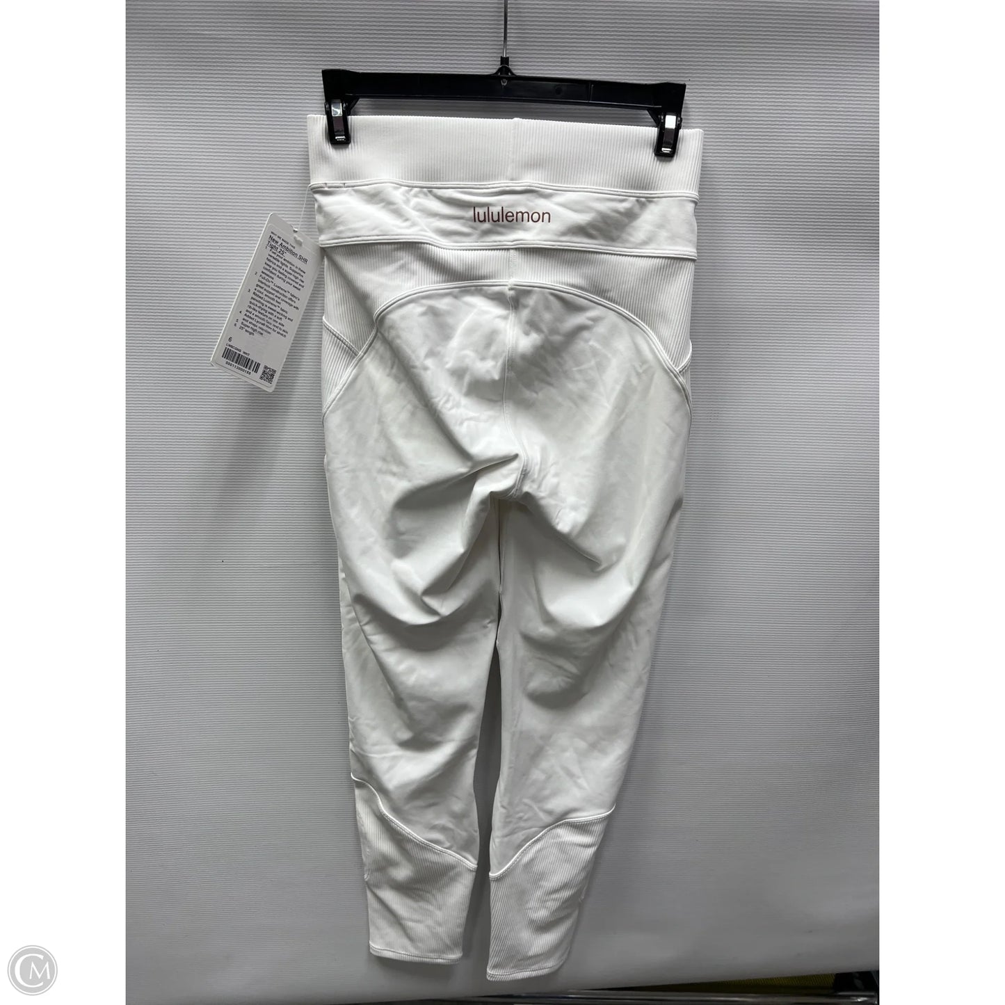 Athletic Leggings By Lululemon In White, Size: 6