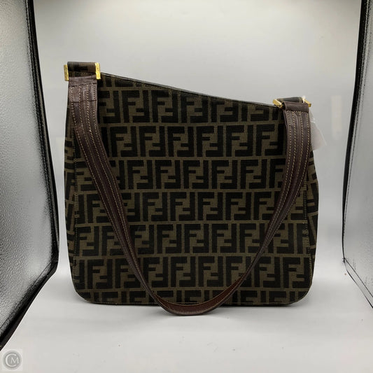 Crossbody Luxury Designer By Fendi, Size: Large