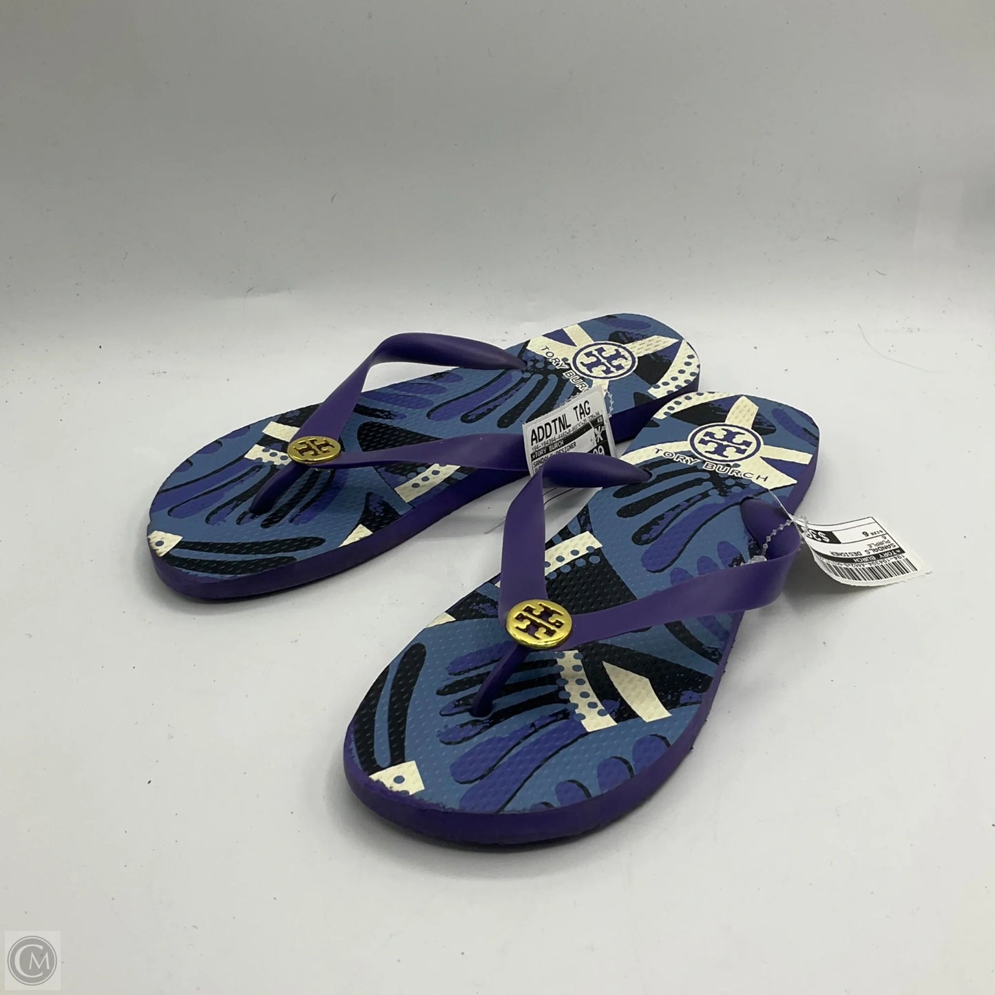 Sandals Designer By Tory Burch In Purple, Size: 6