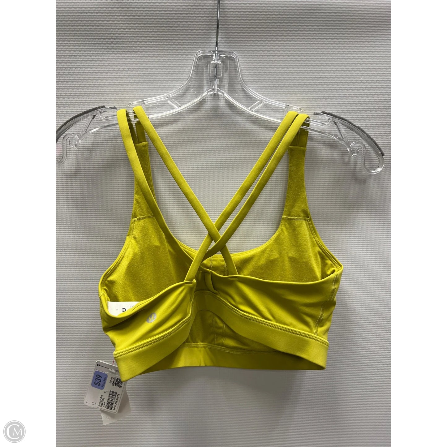 Athletic Bra By Lululemon In Green, Size: 10