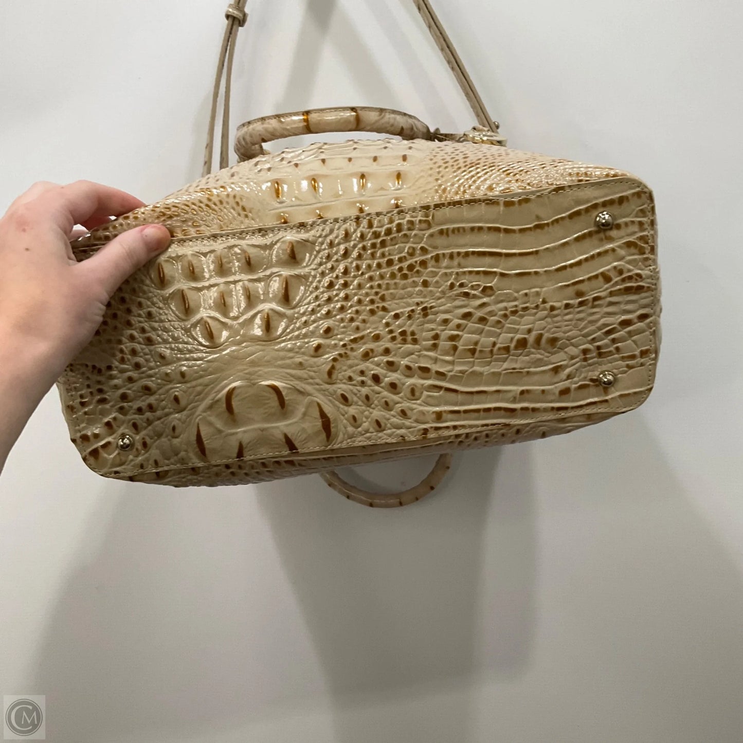 Handbag Designer By Brahmin, Size: Large