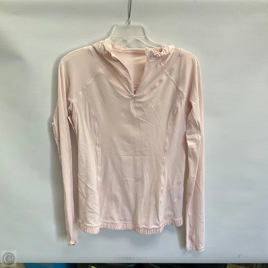 Athletic Jacket By Lululemon In Pink, Size: 4