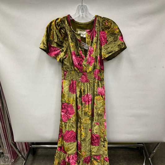 Dress Casual Maxi By Anthropologie In Green, Size: Xxs