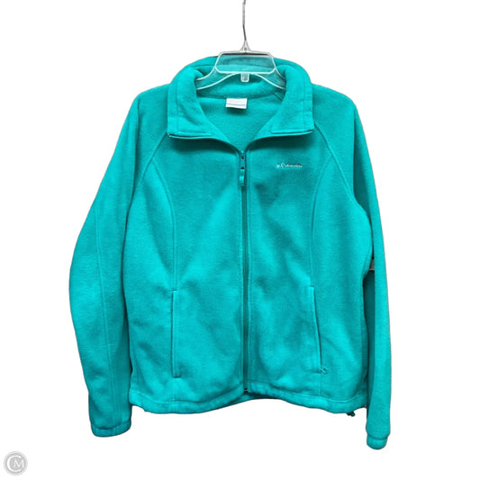 Jacket Fleece By Columbia In Green, Size: Xl