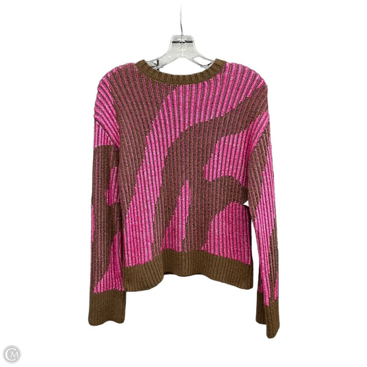 Sweater By Nine West In Brown & Pink, Size: Xs