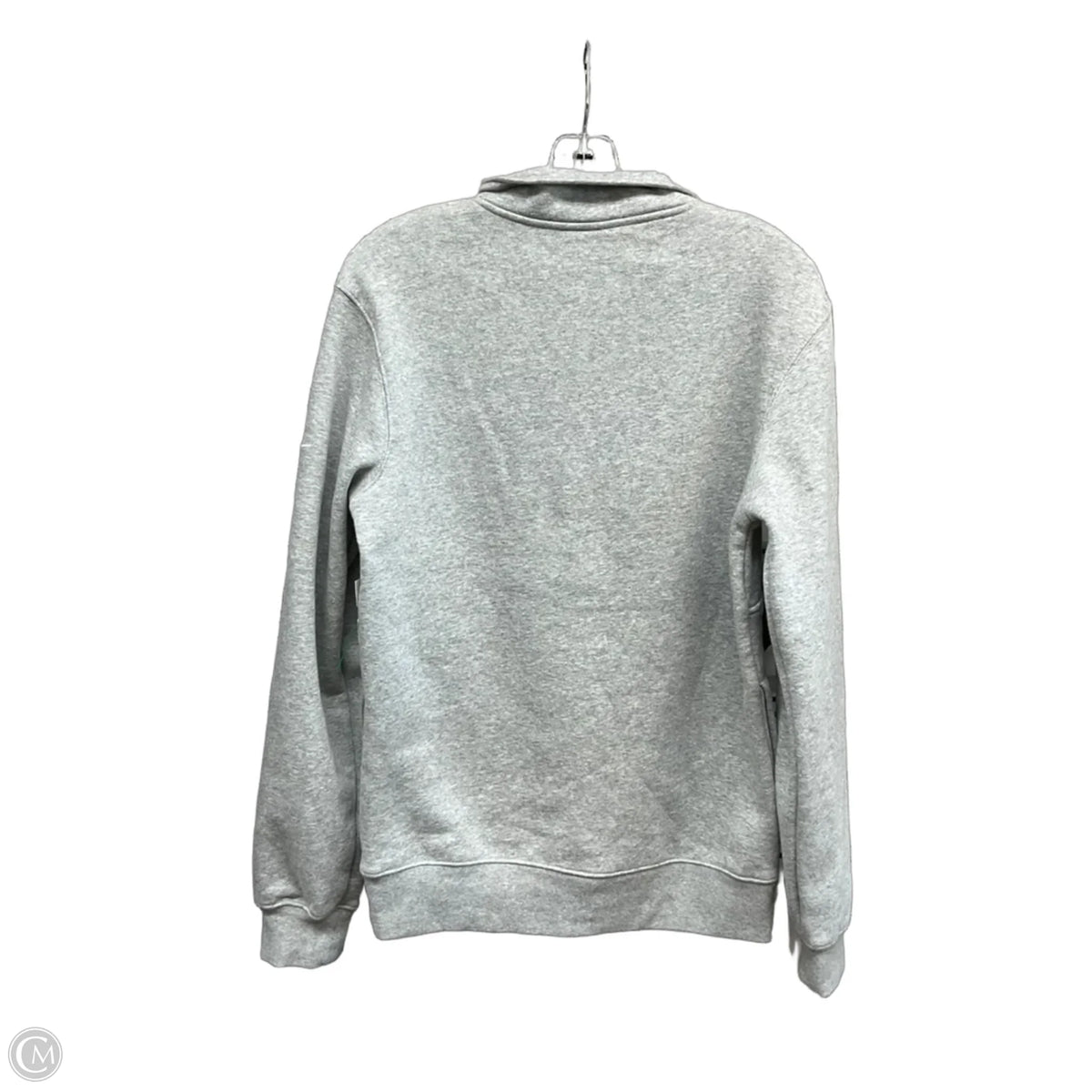 Athletic Jacket By Nike Apparel In Grey, Size: S