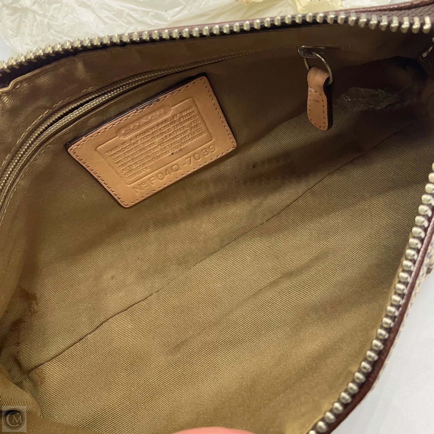Handbag Designer By Coach, Size: Small
