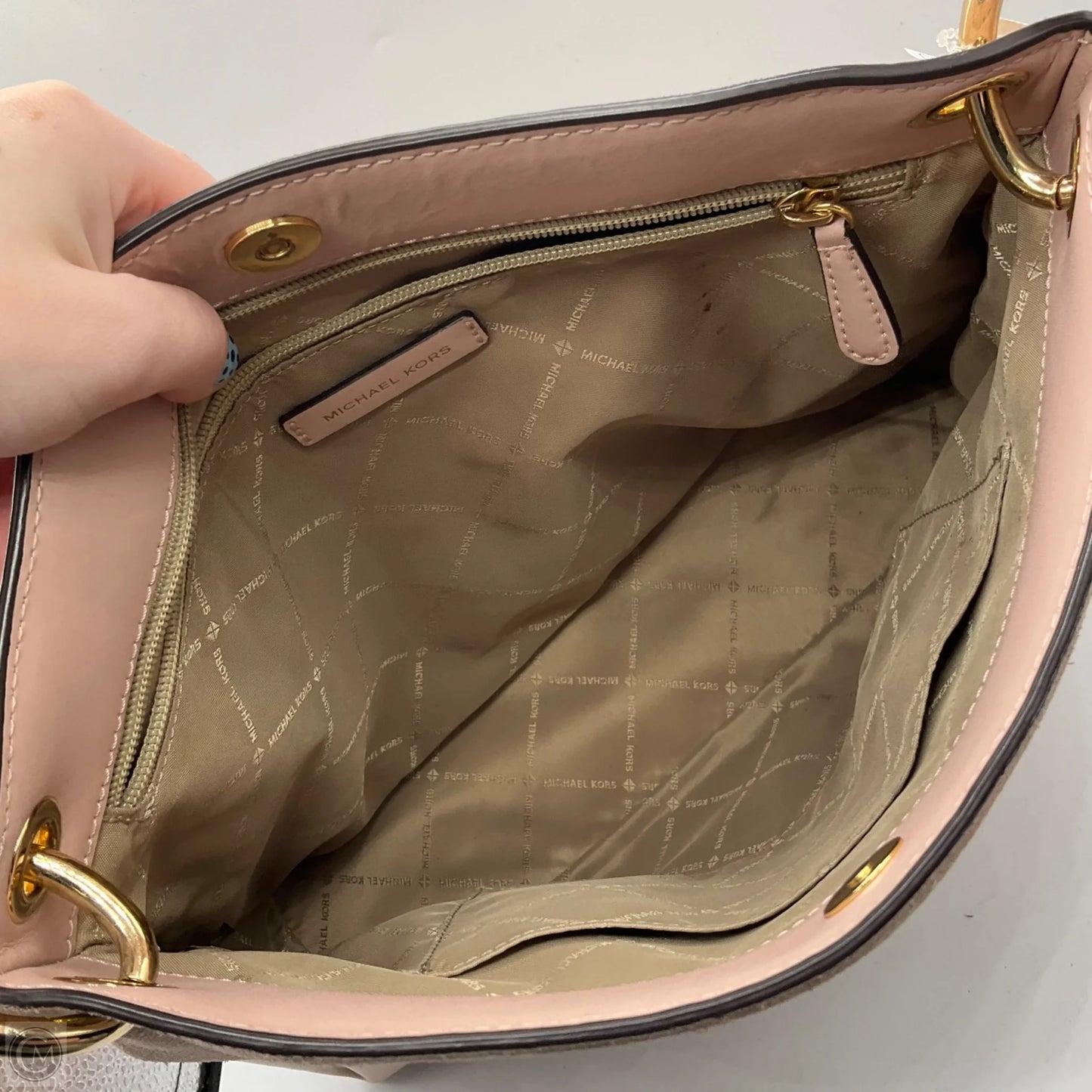 Handbag Designer By Michael Kors, Size: Medium