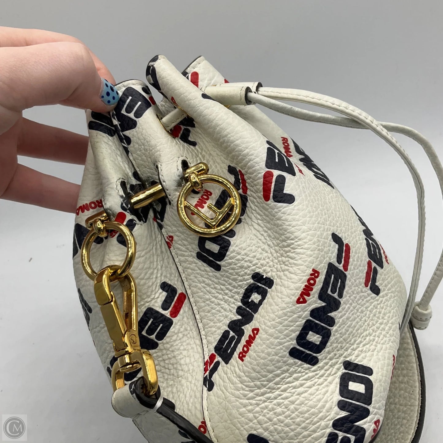 Handbag Luxury Designer By Fendi, Size: Small