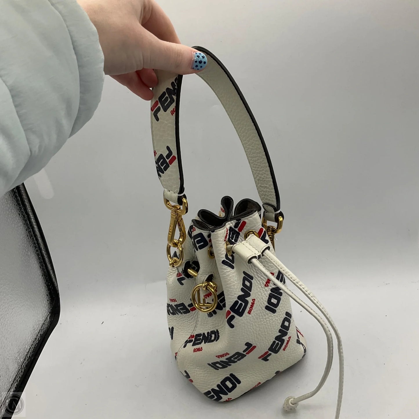 Handbag Luxury Designer By Fendi, Size: Small