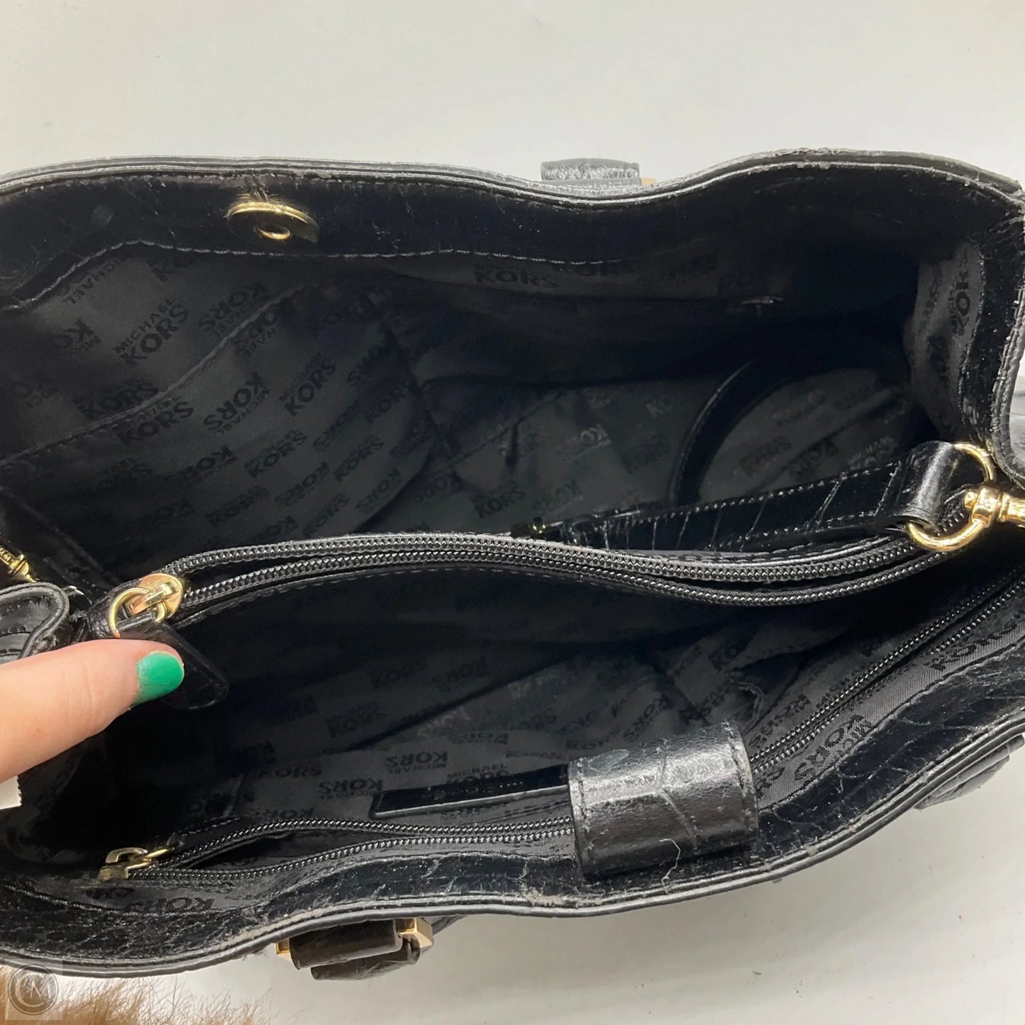 Crossbody Designer By Michael Kors, Size: Medium