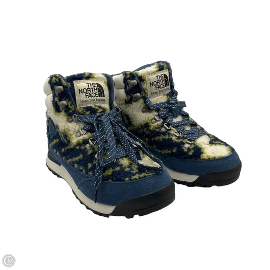 Boots Snow By The North Face In Blue & Green, Size: 7.5