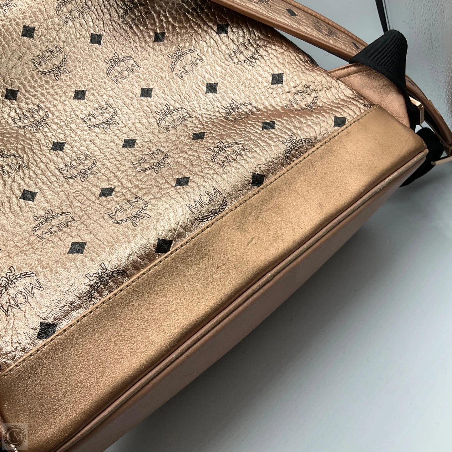 Backpack Luxury Designer By Mcm, Size: Large