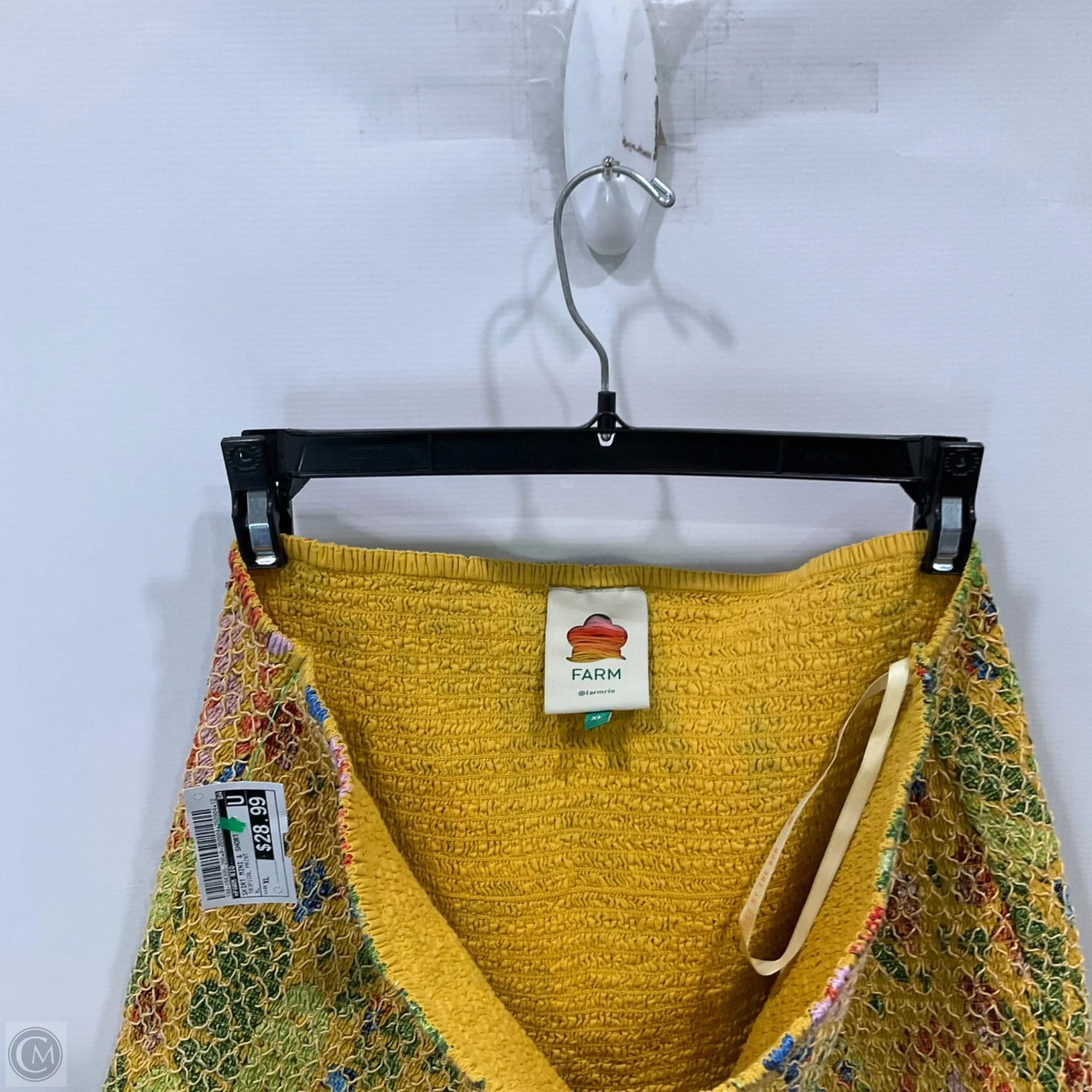 Skirt Mini & Short By Farm Rio In Tropical Print, Size: Xl