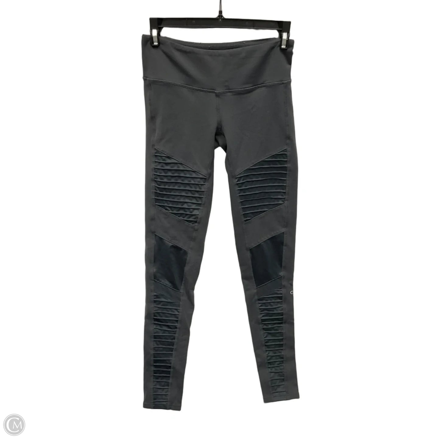 Athletic Leggings By Alo In Grey, Size: Xs