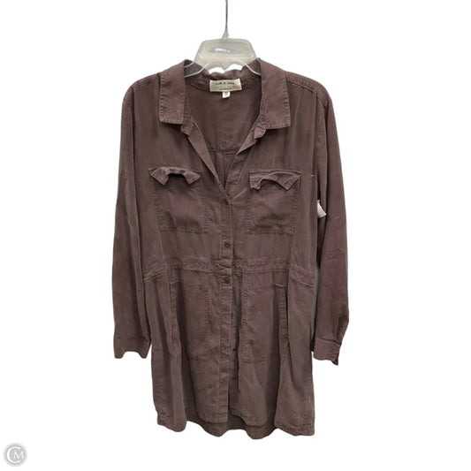 Dress Casual Midi By Cloth & Stone In Purple, Size: Xl