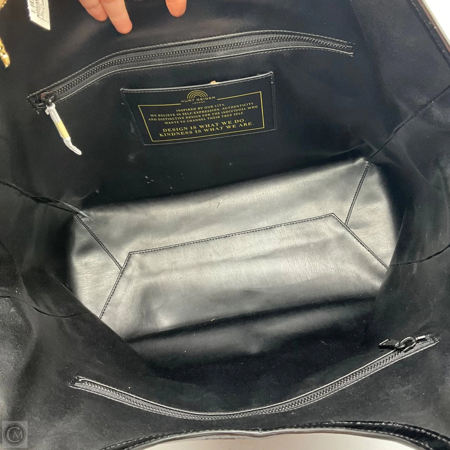 Kurt Geiger CHELSEA DRENCH TOTE BAG, Size: Large