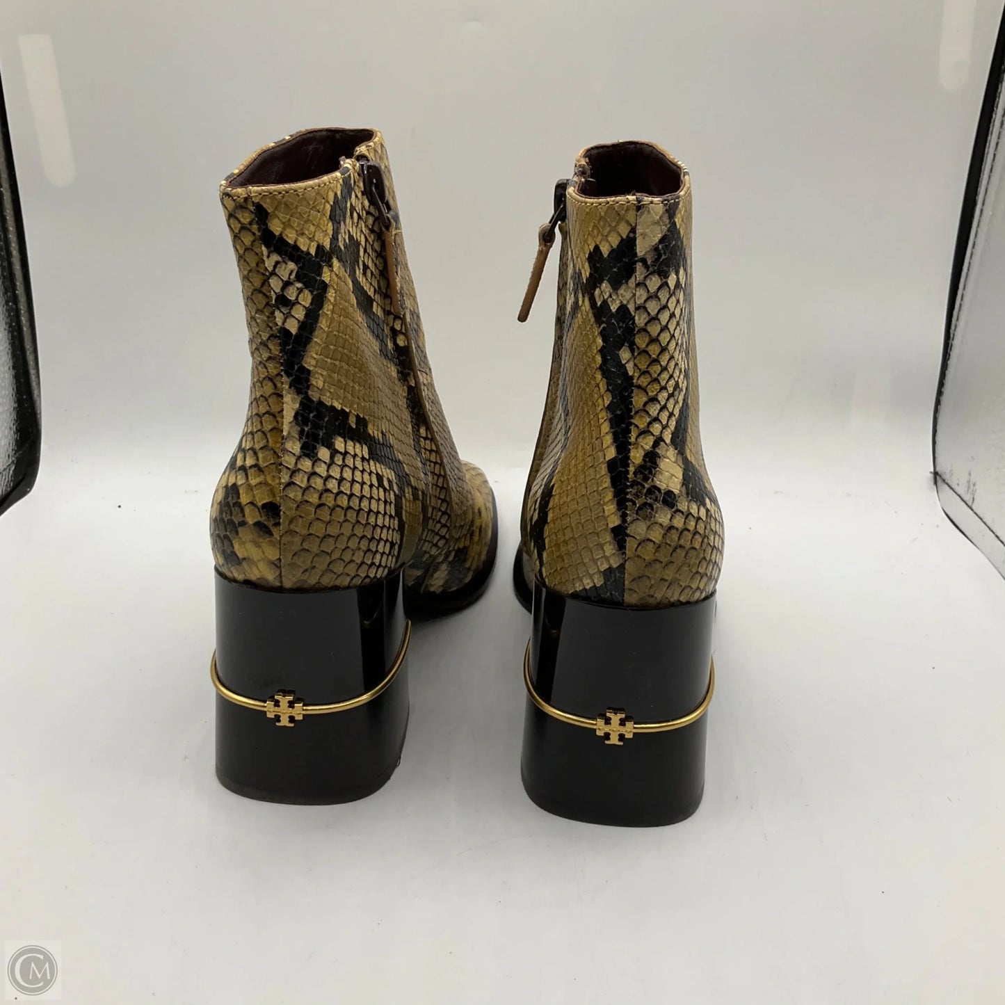 Boots Designer By Tory Burch In Snakeskin Print, Size: 8