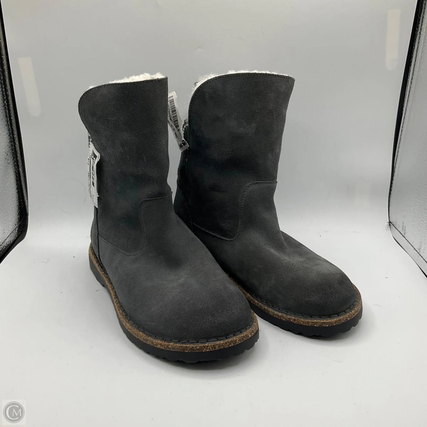 Boots Ankle Flats By Birkenstock In Grey, Size: 5