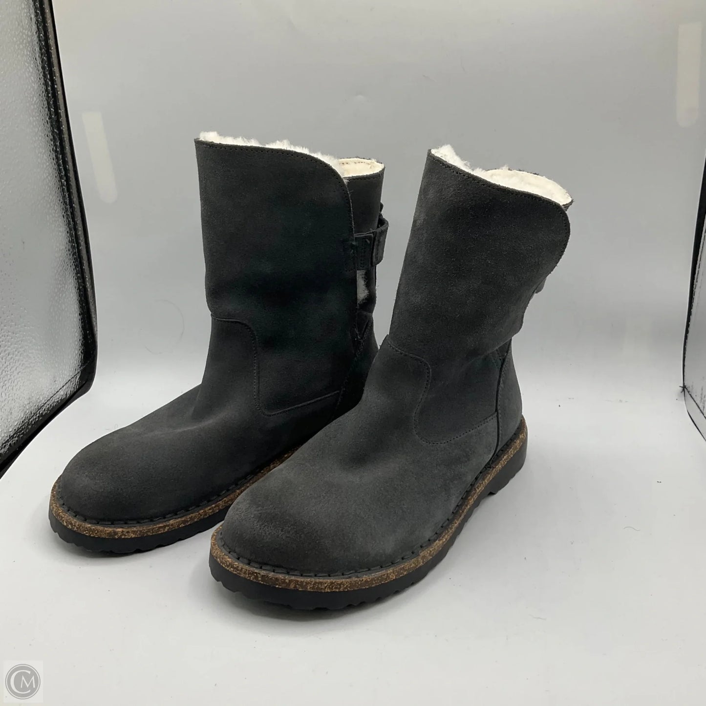 Boots Ankle Flats By Birkenstock In Grey, Size: 5